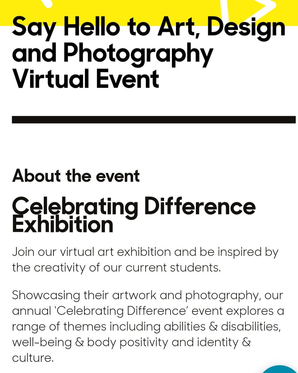 We are so excited for our art, design &amp; photography "Celebrating Difference Exhibition" 11th February 5 -6pm 
Check out the link below to sign up we would love you to join us 
gateshead.ac.uk/events/art-des…
<a href="/Dyslexia_NE/">Dyslexia North East Charity</a>
<a href="/GamesArtMediaGC/">Games Art and Media Gateshead College</a> <a href="/heelyhoola/">Tom Bradley</a>