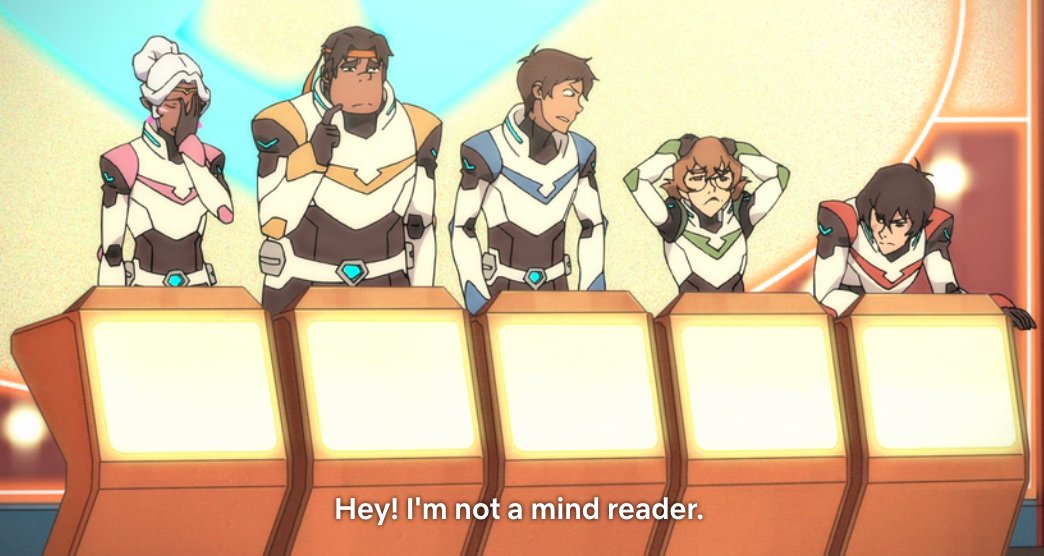 Keith: >:( !!! Lance: *glares*Keith: :/ okay....