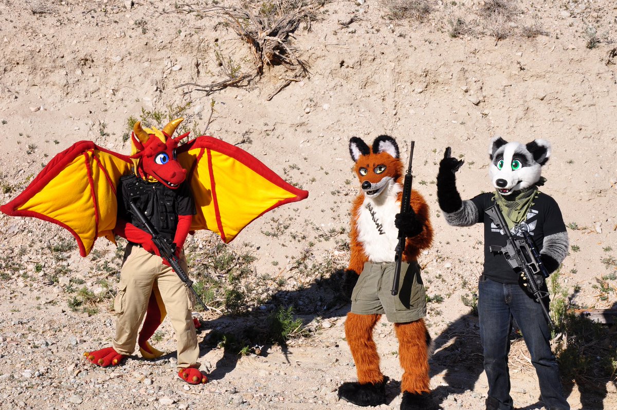 @Yxdde_20 We have badgers and dragons too. With Brock badger and @ChancetheDragon