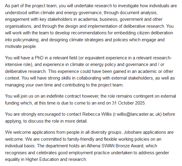 That's tens of £thousands of public money, to try to find ways to fix policy failure, caused in large part by the lead researcher herself.