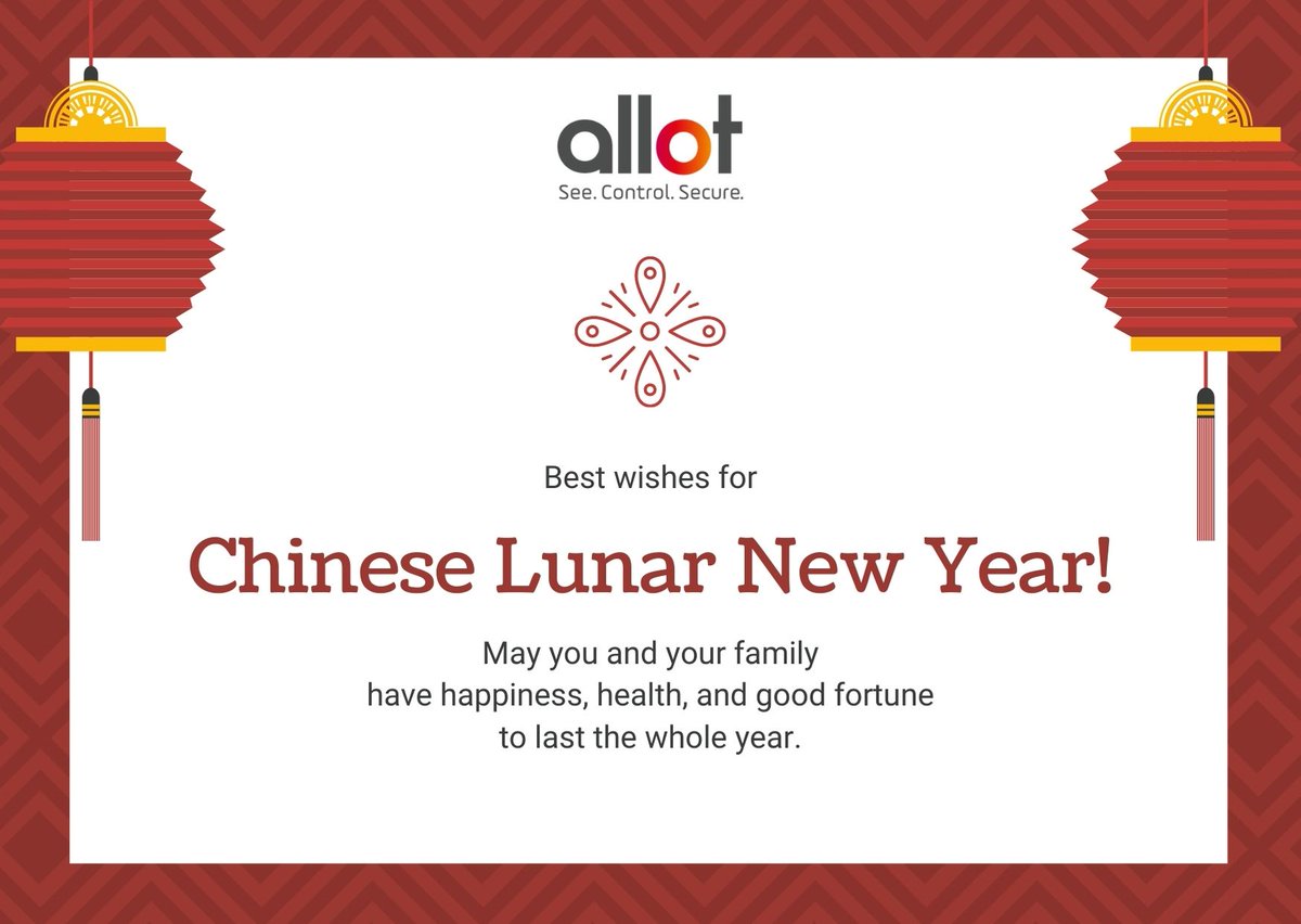 allot_ltd's tweet photo. Wishing our wonderful teammates a Happy Chinese #NewYear! 🧨🧨
May you and your loved ones have all the joy and prosperity in the coming year. Gong Xi Fa Cai!
#ChineseNewYear #YearOfTheOx #MultiCulturalTeam https://t.co/cfeGhuXjPO