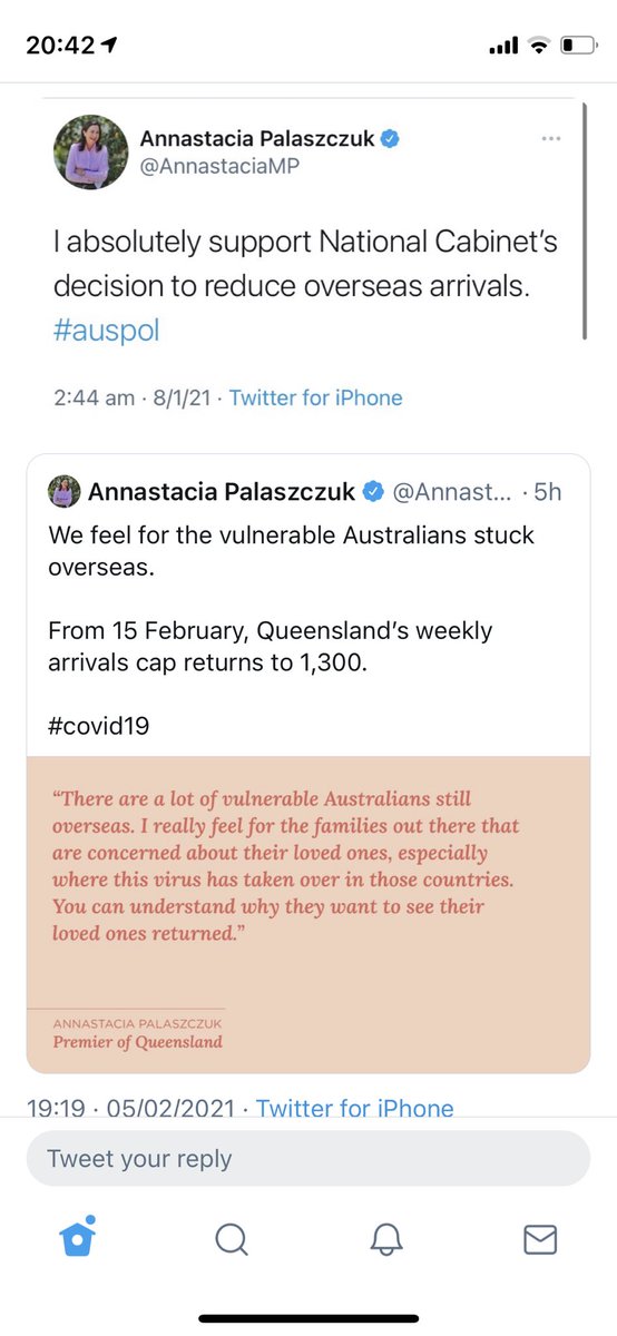 LiamSteel18's tweet image. Tennis players, acceptable risk. Australians returning home, unacceptable.... where have I seen this before?