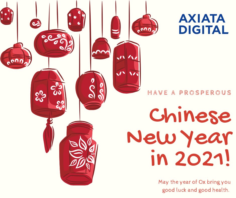 Axiata Digital (@axiatadigital) on Twitter photo Wishing you a prosperous Chinese New Year! May the year of Ox bring you good luck and good health! 
#AxiataDigital #HappyCNY #StayAtHome Wishing you a prosperous Chinese New Year! May the year of Ox bring you good luck and good health! 
#AxiataDigital #HappyCNY #StayAtHome