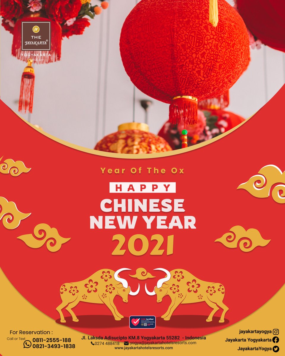 The best hope for today is the rising sun will bring bundles of joy, happiness, and luck altogether. Happy Chinese New Year 2021!

For info and order:
📞 RESERVATION (0274-488418)
📞 RESERVATION (0811-2555-188)
📞 RESERVATION (0821-3493-1838)

#chinesenewyear #happynewyear