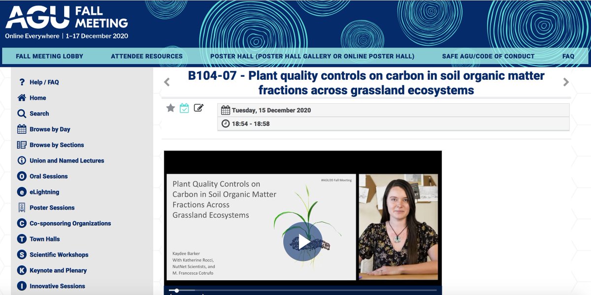 With that study, we ended up with some surprising findings, & I put in an abstract for  @theAGU fall meeting. There was a check-box for poster only or letting the organizers decide the presentation format. I checked the second & was shocked when they chose oral presentation! 9/n
