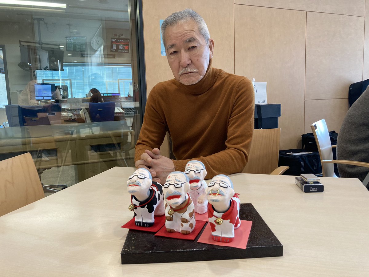 文化放送大竹まことゴールデンラジオ　張子のマコちゃん怒りのまこちゃん　セット 張り子のまこちゃん】 来週1週間は、新しいデザインの「張り子のまこ