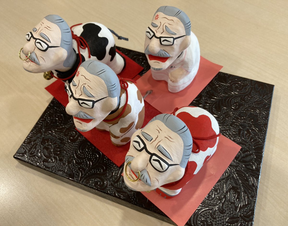 張り子のまこちゃん】 来週1週間は、新しいデザインの「張り子のまこ