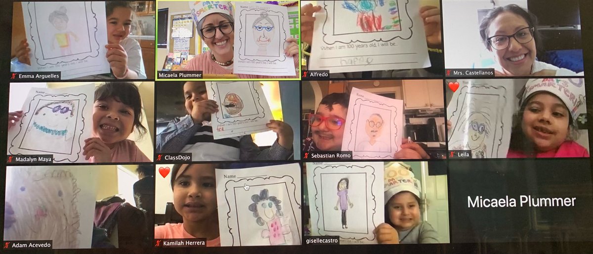 straphaella's tweet photo. Happy 1️⃣0️⃣0️⃣ Days of School!!! 🎉

Despite the distance, our TK-2nd graders celebrated the 100 days of school. A special thank you to our incredible teachers for keeping this tradition! 

#srsvikings #100daysofschool #srsdistancelearning https://t.co/BHPHC8VYRU