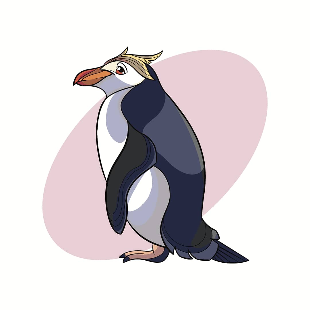 owlbedamnedart's tweet photo. Added the Puffin, Royal Penguin and the Goose to #birbruary2021 https://t.co/UPxIdiYbFt