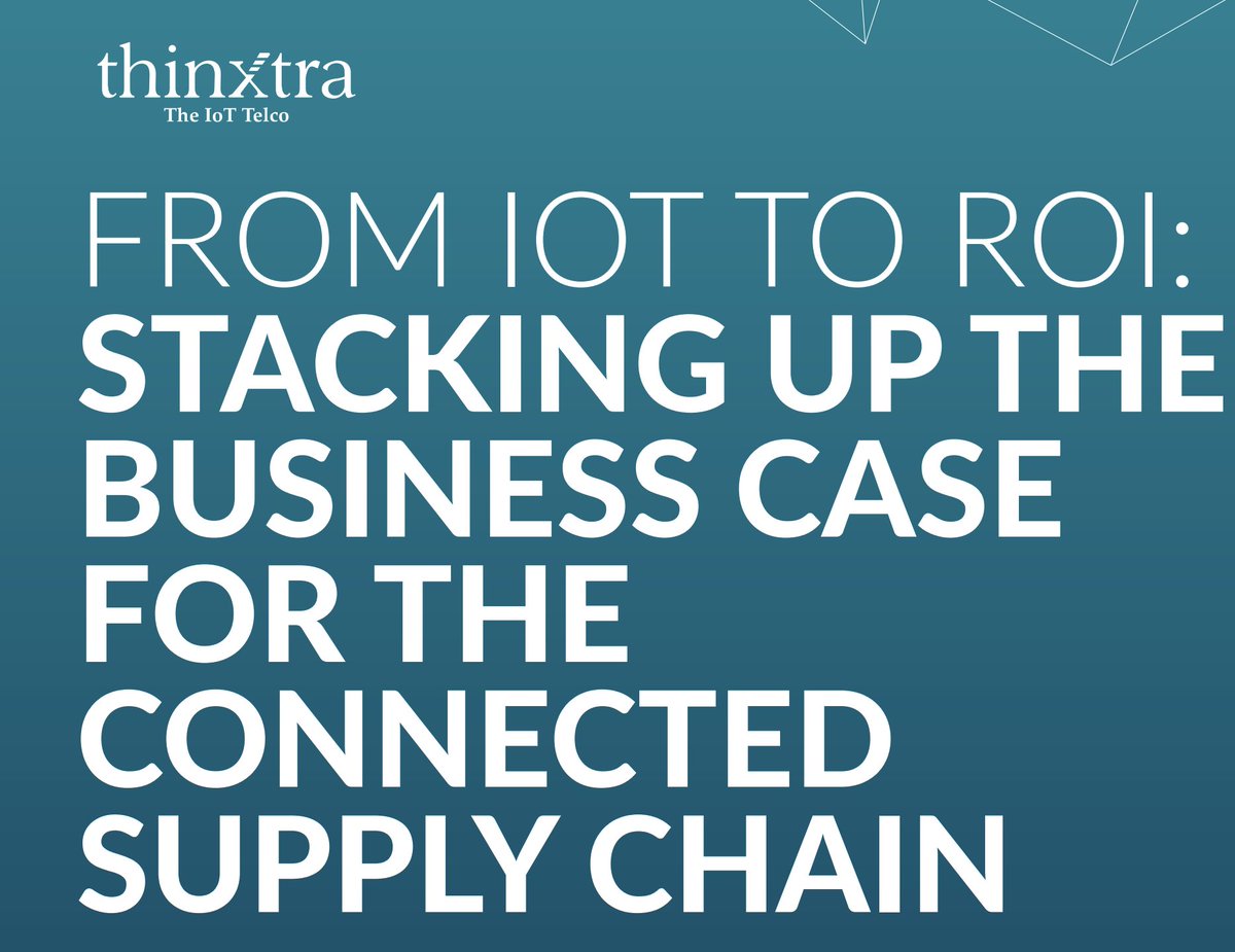 From IOT to ROI: Stacking up the business case for the connected supply chain: Ahead of Thinxtra’s How IIoT solutions for asset tracking deliver value to the supply and logistics industry webinar on Feb … The post From IOT to ROI: Stacking up the… mhdsupplychain.com.au/2021/02/12/fro…