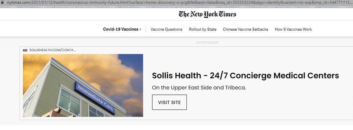 The reason the NYT is a bad example of advertising in the future is three-fold. First, the NYT is building a subs-first company, advertising is a secondary revenue stream. That's awesome, but media cos that can make that their primary revenue stream can be counted on 1 hand. 3/