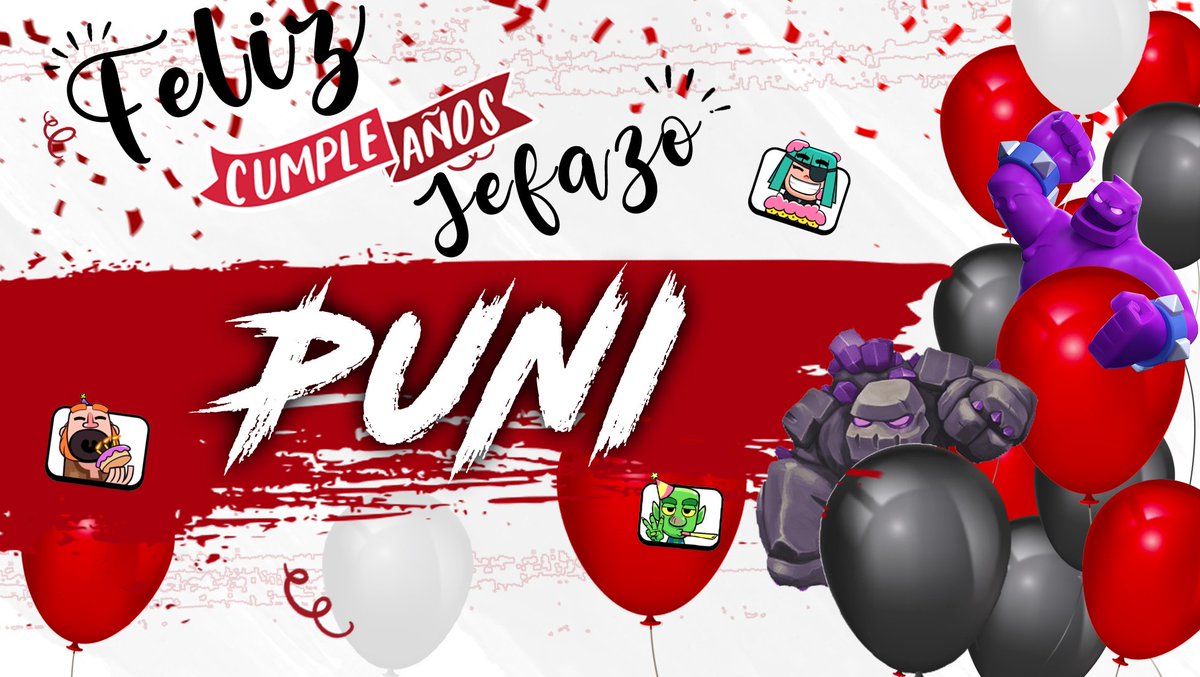 #ClashRoyale | ¡Estamos de fiesta! 🎂🥳

Hoy es un dia especial, hoy se festeja el cumpleaños del jefazo del equipo.

Alguien que ha estado tanto en las buenas como en las malas y que día a día esta ayudando a mejorar el equipo.

Feliz cumpleaños <a href="/BullsIPuni/">Bulls I Puni</a> 🎁✨

#GoBulls 🎀