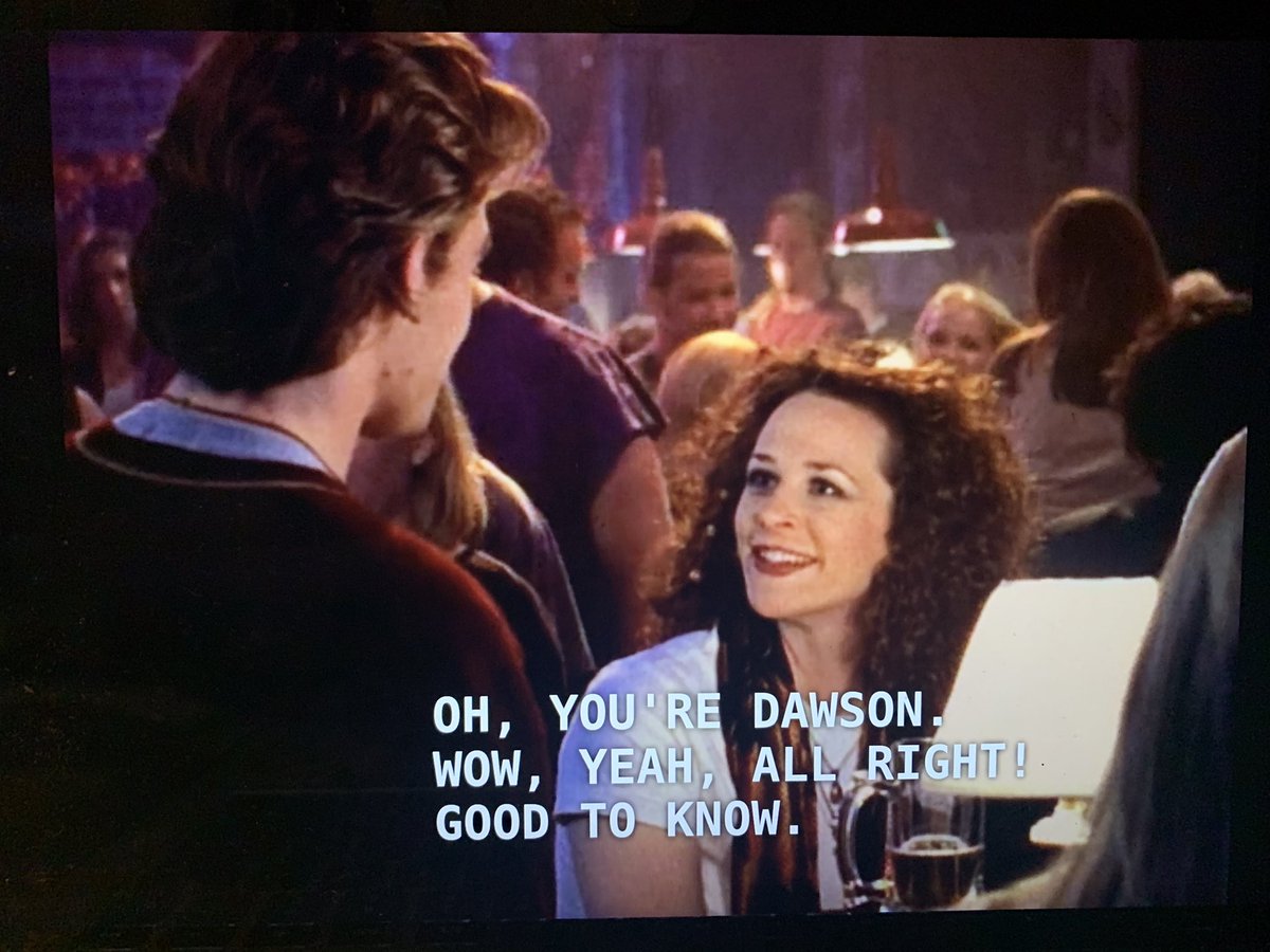 I started watching #DawsonsCreek  for the first time and imagine my excitement when suddenly my favorite badass appears on screen!!! @mcbridemelissa #Carol #TWD #TheWalkingDead #lovethathair