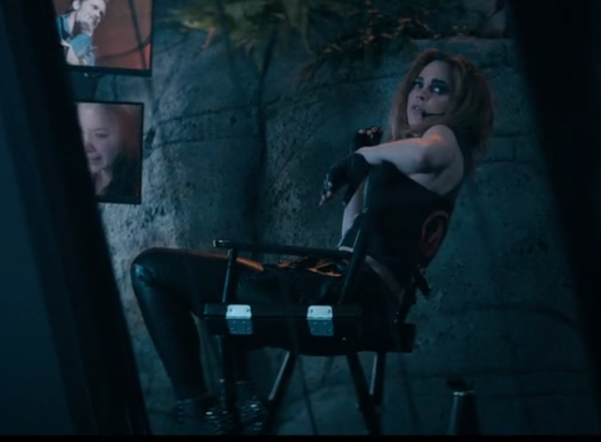 An extremely serious broadcast director.