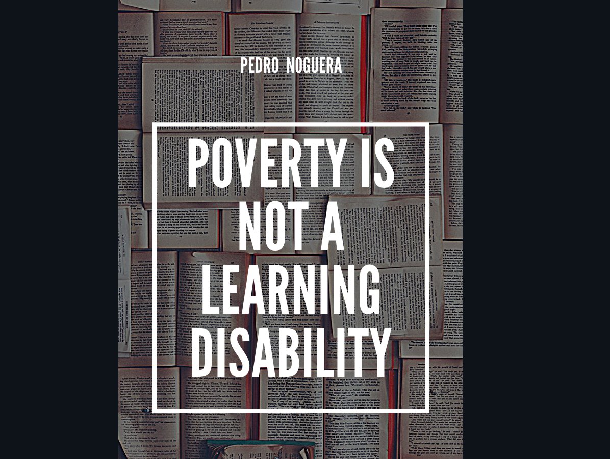So many great quotes in from our conversation about the prevalence of low-expectations!

"Most of these kids have ABT. It's a common condition. Ain't Been Taught."

And brilliant words from <a href="/PedroANoguera/">Pedro Noguera</a>