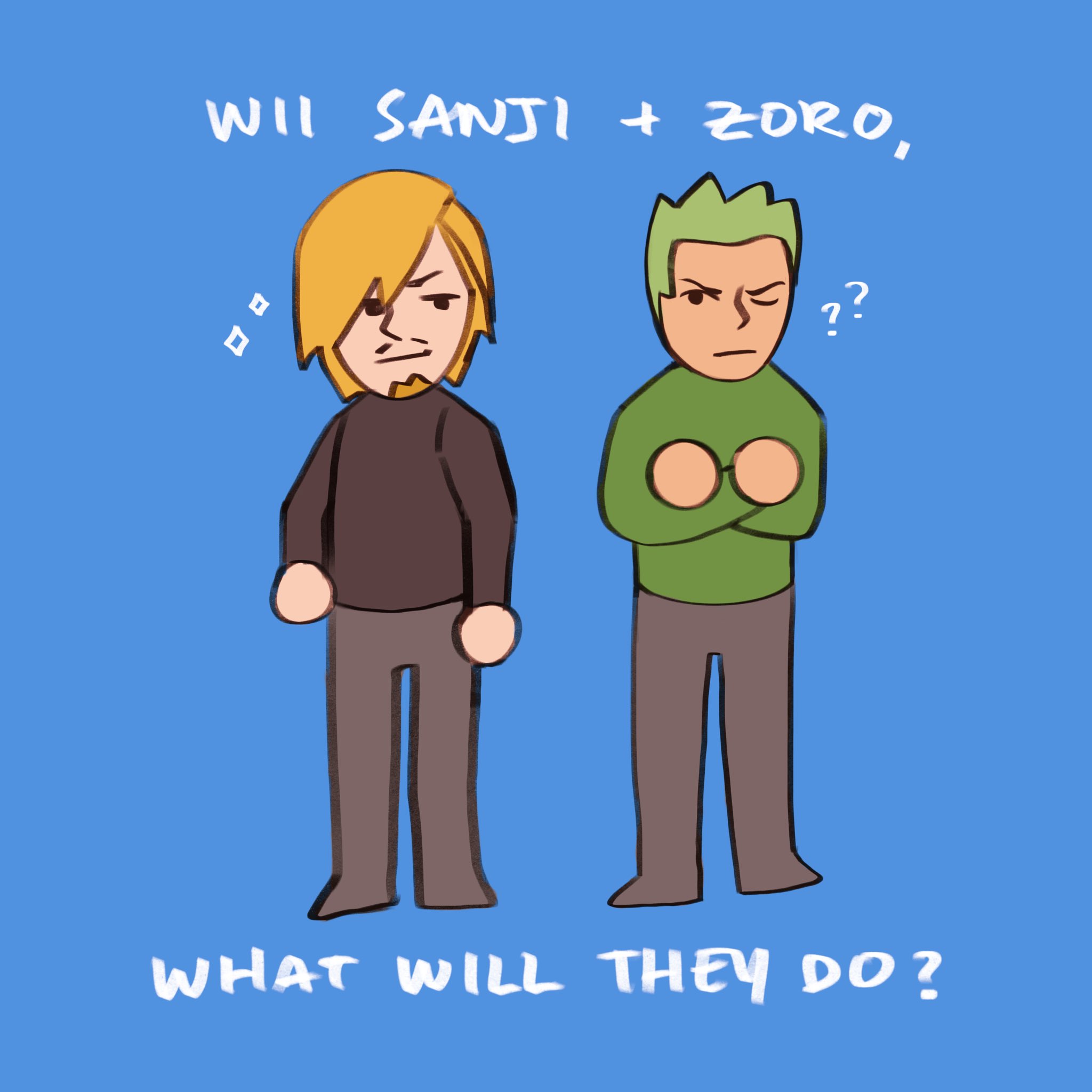 Mikyu Wii But It S Sanji And Zoro Mii Sanji Zoro Onepiece Mikyu Wii But It S Sanji And Zoro Mii Sanji Zoro Onepiece