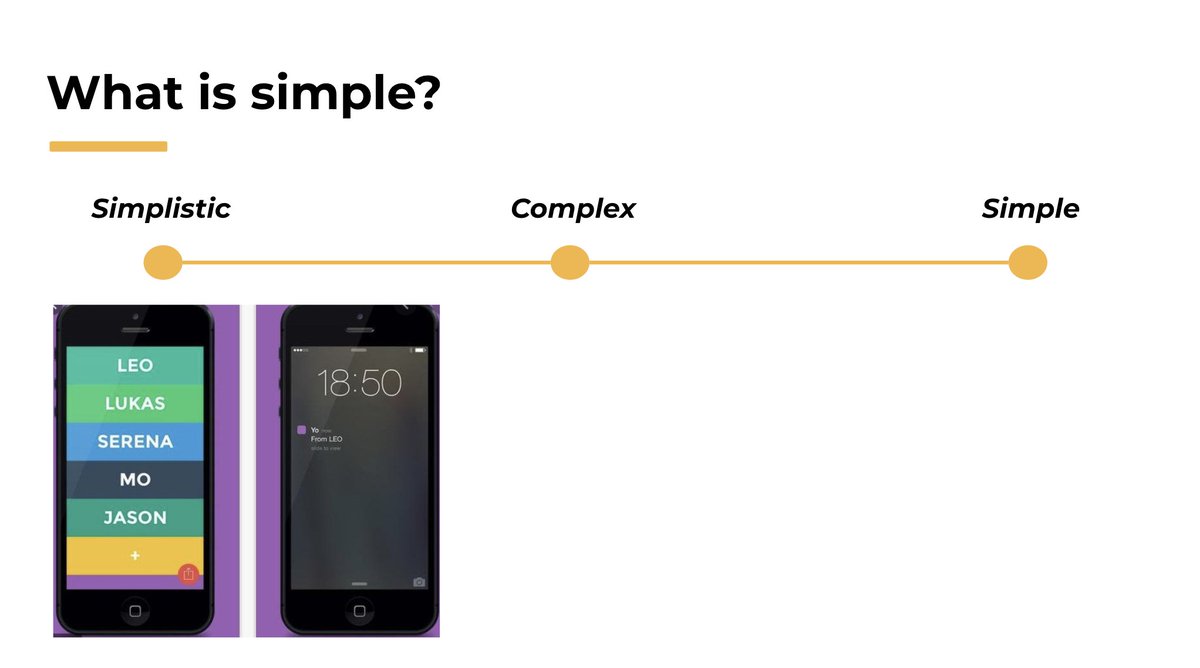 Let us understand simplistic>>complex>>simple on a product scale. Does anyone remember the “Yo” app - it was a rage back in the day. 10mn+ downloads, with everyone “Yo’in” each other. Unfortunately, it died before most could share their 2nd Yo. 7/n