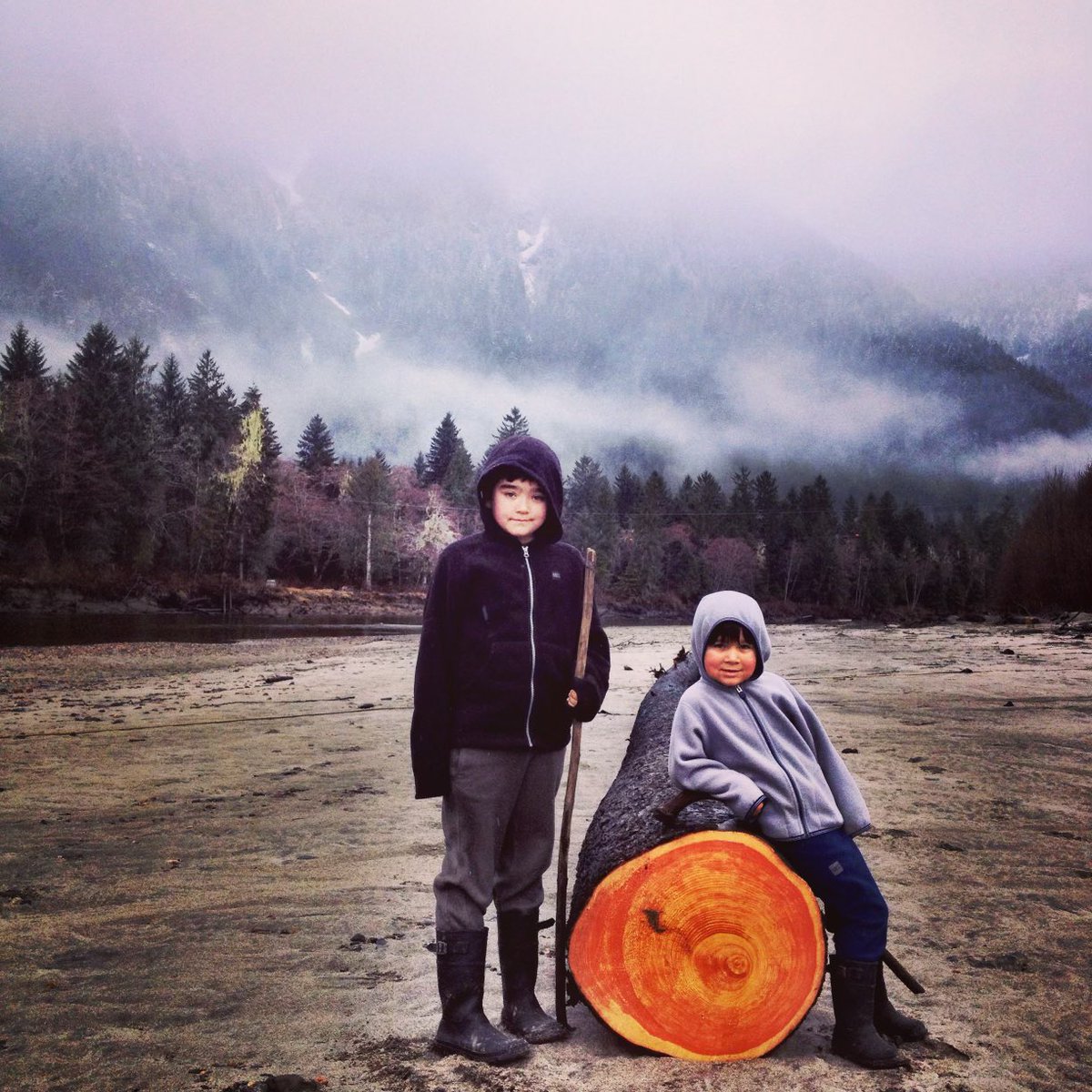 We won’t let them back in after they stripped our watershed, we won’t leave because we are born into this land, we can’t take our stewardship responsibilities lightly, & so we are fighting for our title to be recognized & while the glacier slowly recedes we pray for healing 4/4