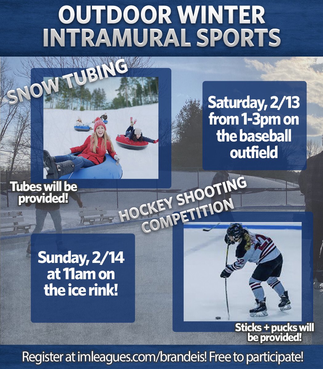 DeisIMSports's tweet photo. It’s time to bundle up and play in the snow! Don’t miss these winter IM Sports! 🥅🏒⛸☃️❄️🛷 https://t.co/gT4Oq4DmeA