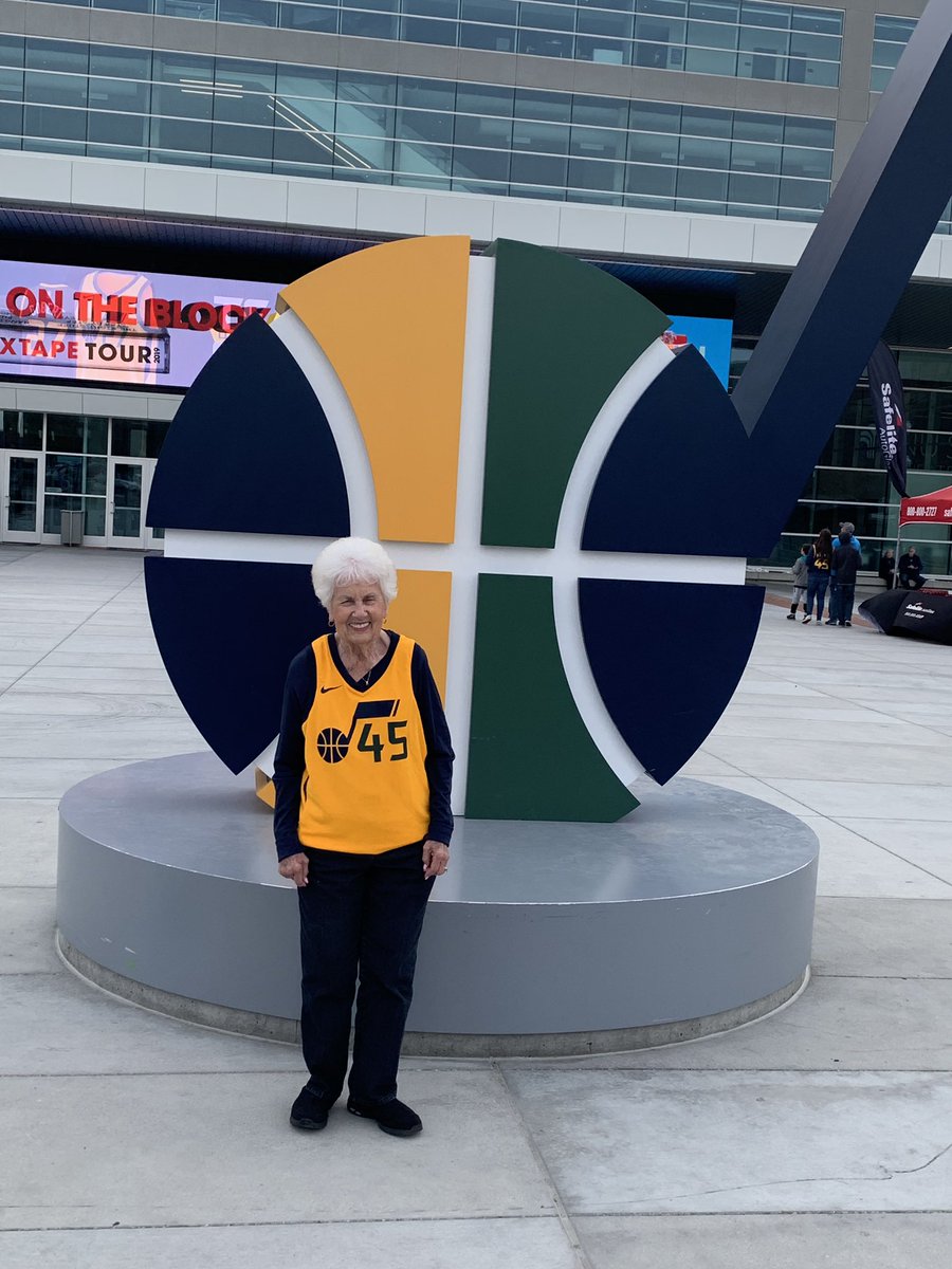 Hey <a href="/spidadmitchell/">Donovan Mitchell</a> this is my Grandma Mary Alice. She watches all <a href="/jazz/">Jasmine</a> games and you are her favorite player. She’s wanted to get her jersey signed by you for years. She will be at the Game tomorrow and I know she would love if you signed her jersey #gojazz