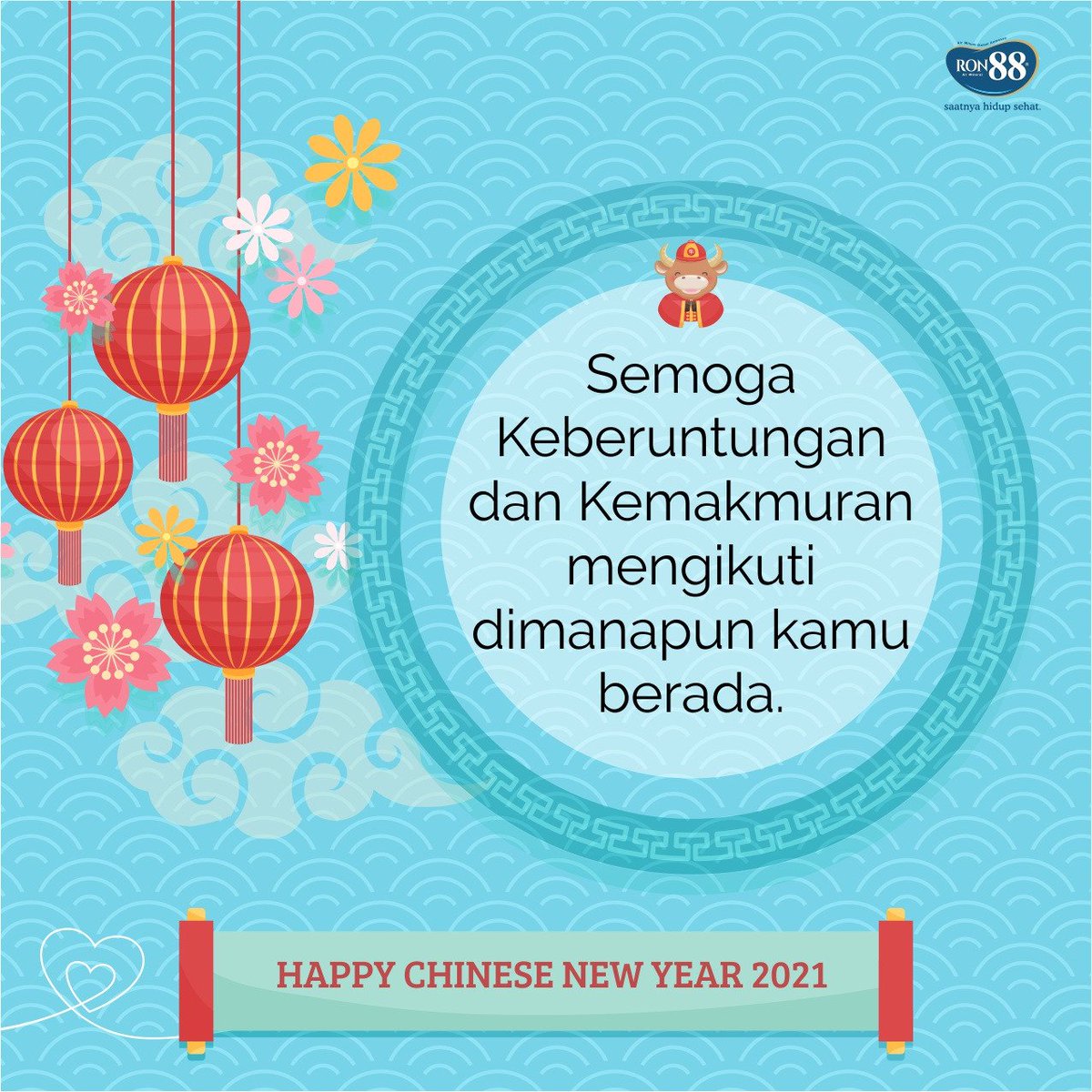 Selamat Hari Raya Imlek 2021

Semoga di tahun baru Imlek ini kita selalu menyambut hari yang baru dengan senyuman sehingga hidup kita dilimpahi kedamaian, kebahagiaan, dan kesehatan..

#imlek #tahunbaru #kerbau #air #airmineral #minumankeluarga #RON88 #RON88SaatnyaHidupSehat