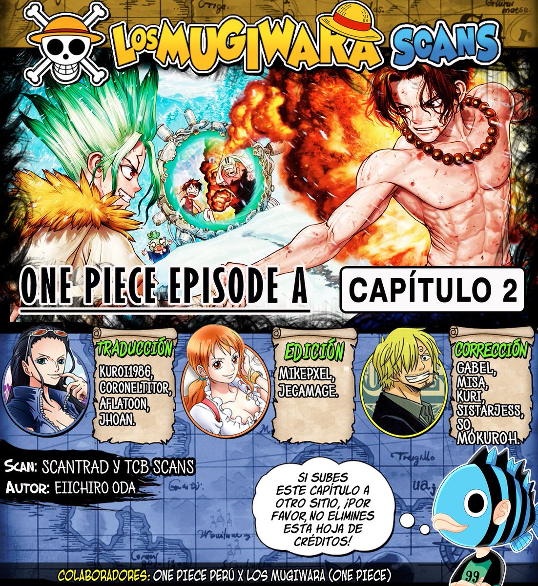Los Mugiwara Scans Spin Off One Piece Episode Ace Cap 2 Nota Si Lo Van A Subir A Otros Sitios Pongan El Link De Nuestra Pagina En Los Creditos Y No