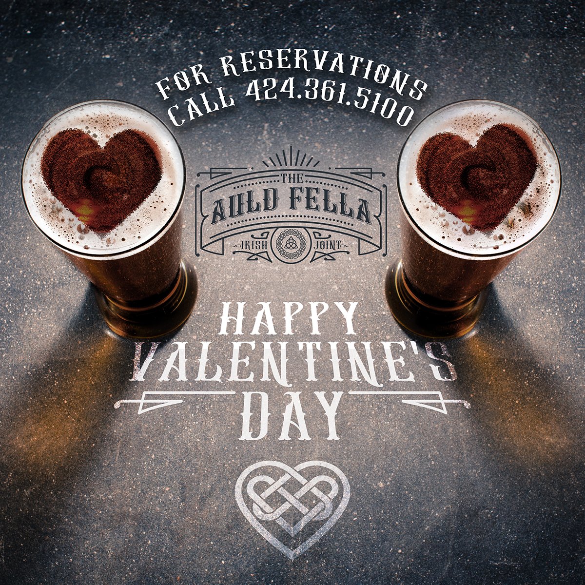 The Auld Fella (@auldfellala) on Twitter photo Join us this ❤️ day! #HappyValentinesDay
#Guinness #galentinesday #galentines #culvercity Join us this ❤️ day! #HappyValentinesDay
#Guinness #galentinesday #galentines #culvercity