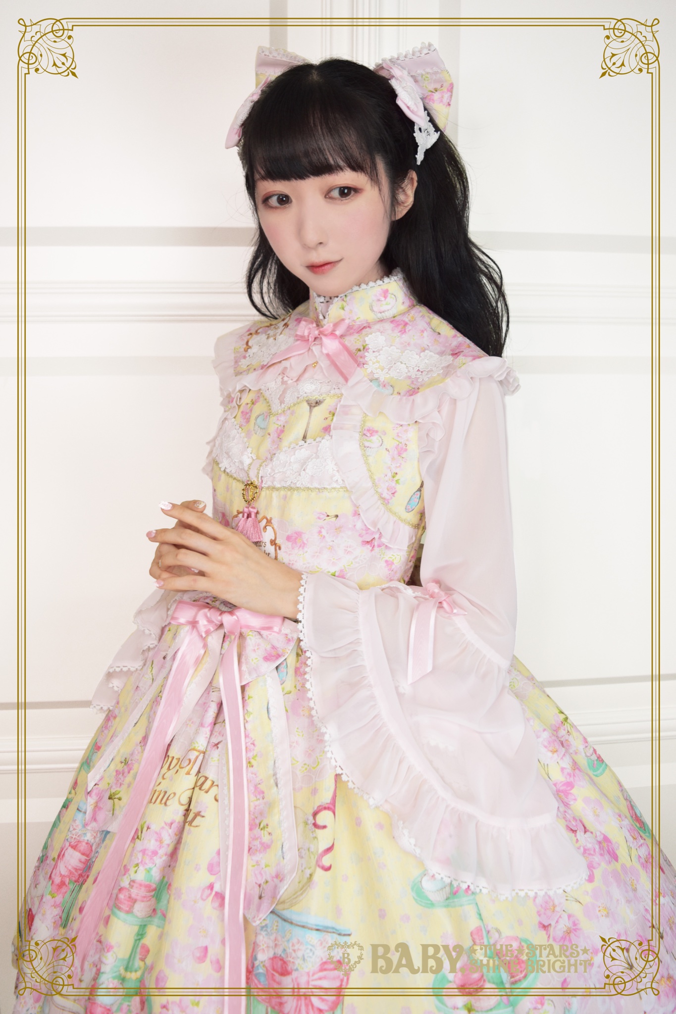 SA・KU・RA Cafe à la mode ワンピース 若草 ベイビー