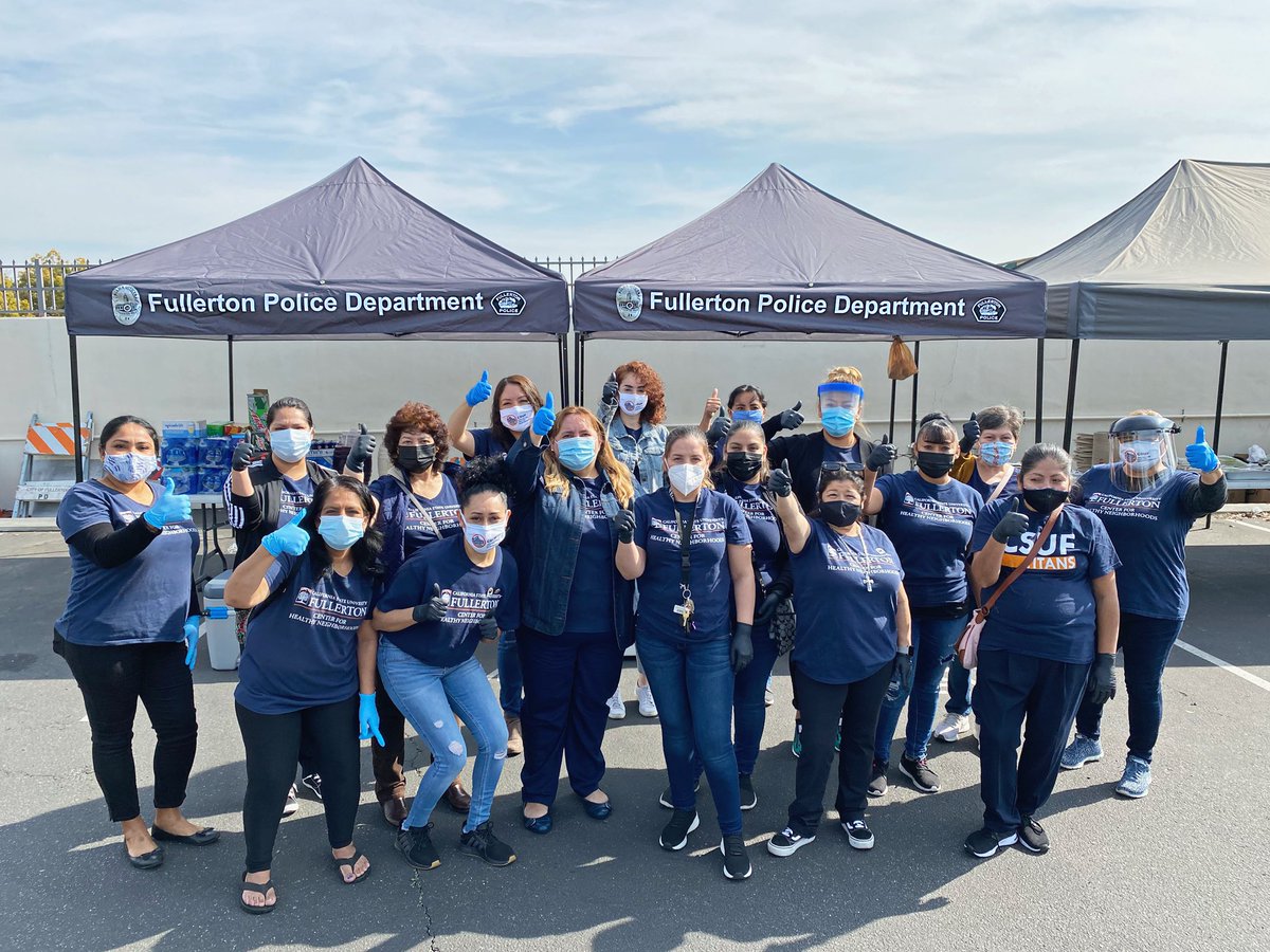 FPDPIO's tweet photo. FPD Officers, @FFALocal3421 & @FullertonCA personnel grubbed down on some delicious homemade pozole 🍲, rice, mole chicken 🍗 & horchata today thanks to our friends at CSUF Center for Healthy Neighborhoods!
#TheyArrozToTheOccasion #PataForDays #HolyMole #FullertonStrong https://t.co/R4H3Fz9Brd