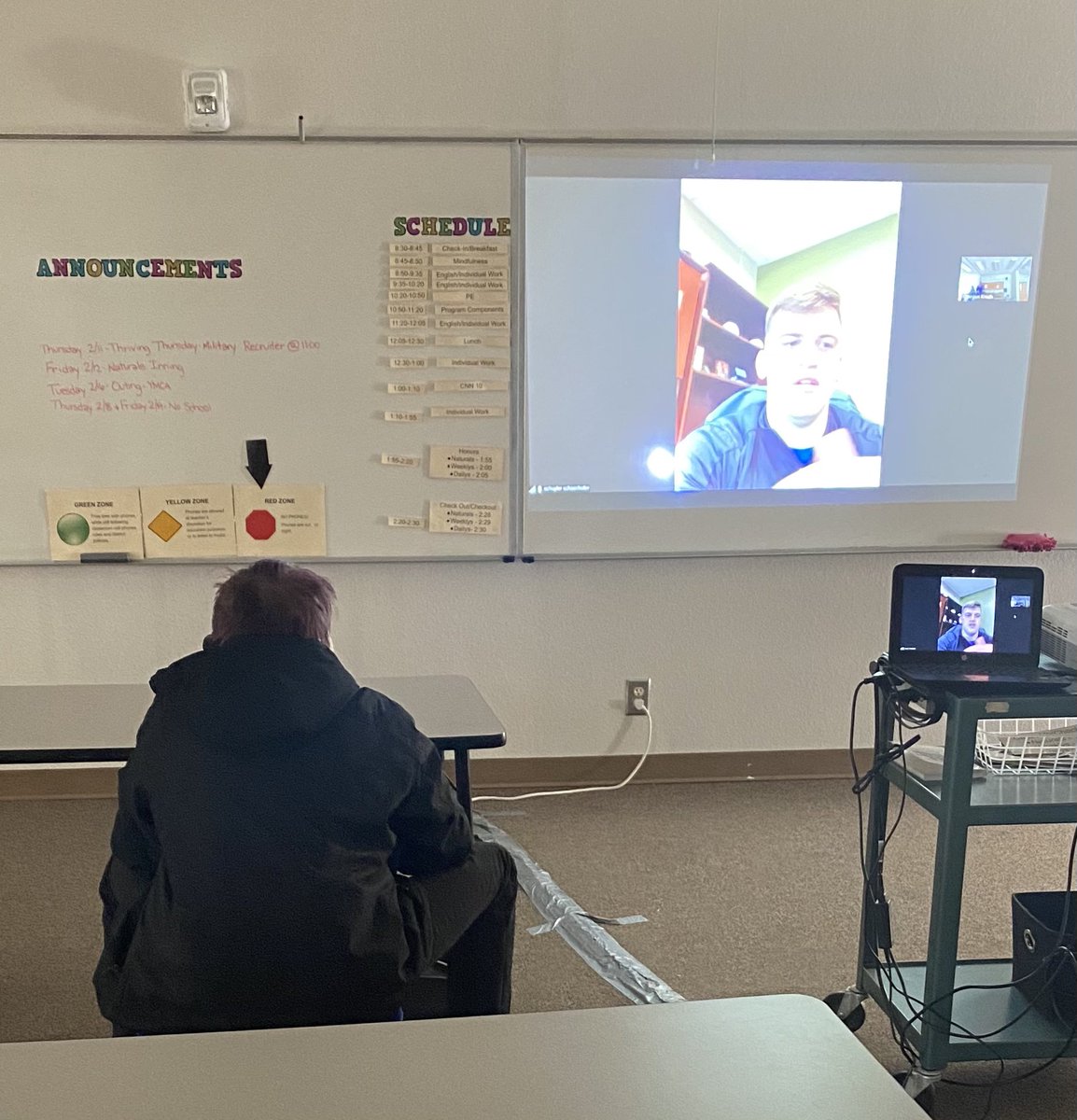 Thank you, Sgt. Schuyler Schoenhofer, from the Nebraska Army National Guard for meeting with our students today to explore careers in the military for this weeks Thriving Thursday! #GIPSReimagined