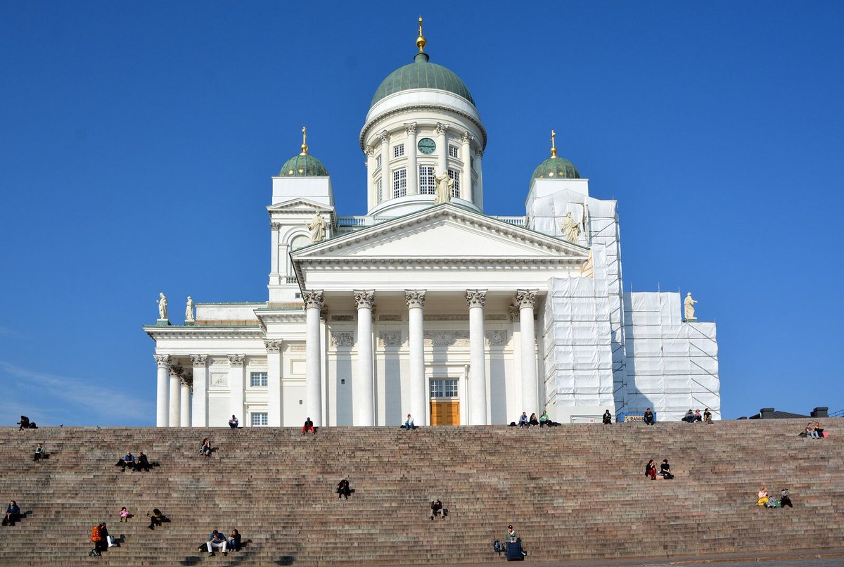 Helsinki offers many quirky appeals. In winter you might go ice swimming or dog-sledding. While in the summer it's alive with festivals almost every weekend. Whenever you decide to go, start by exploring the impressive Helsinki Cathedral completed in 1852. https://t.co/EkD5HNdA5E
