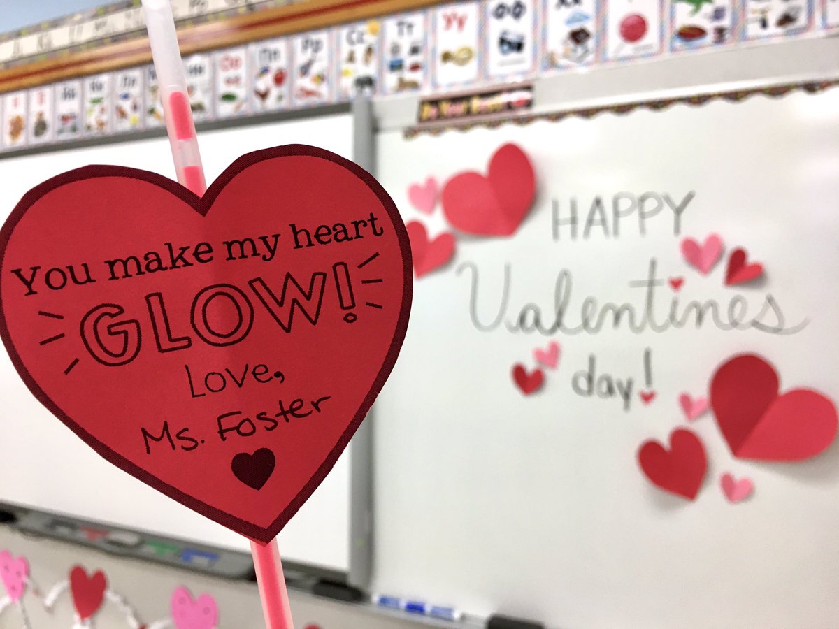 The classroom is ready for our Valentines Day celebration tomorrow! ❤️🖍📕