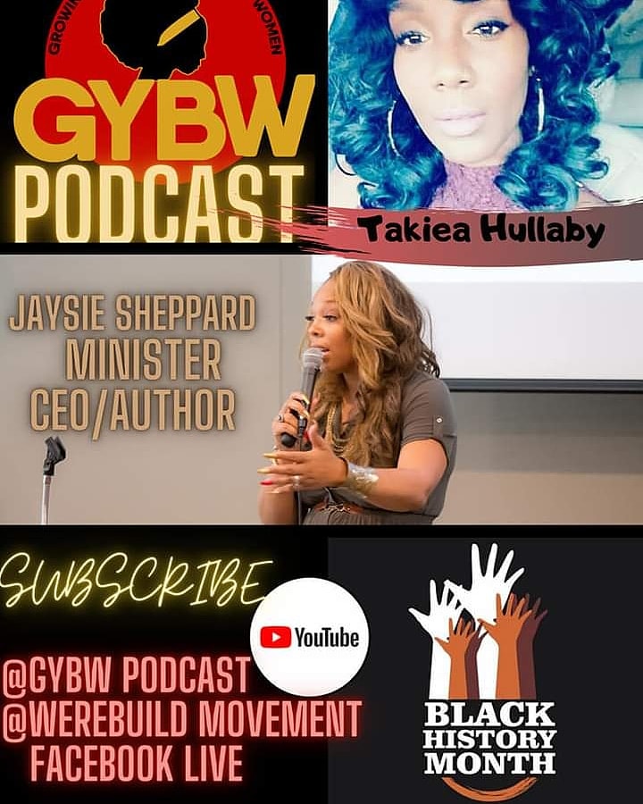 Tomorrow Morning we have GYBW PODCAST  Epoisode 9 We are talking about Kingdom Hot Topics with BLACK HISTORY MONTH and Segment on   Cheating!! 🔥🔥🔥SUBSCRIBE!! ⏬⏬ youtube.com/channel/UCio8S…
 #GrowingYoungBlackWomen
#gybwpodcast #CHEATING