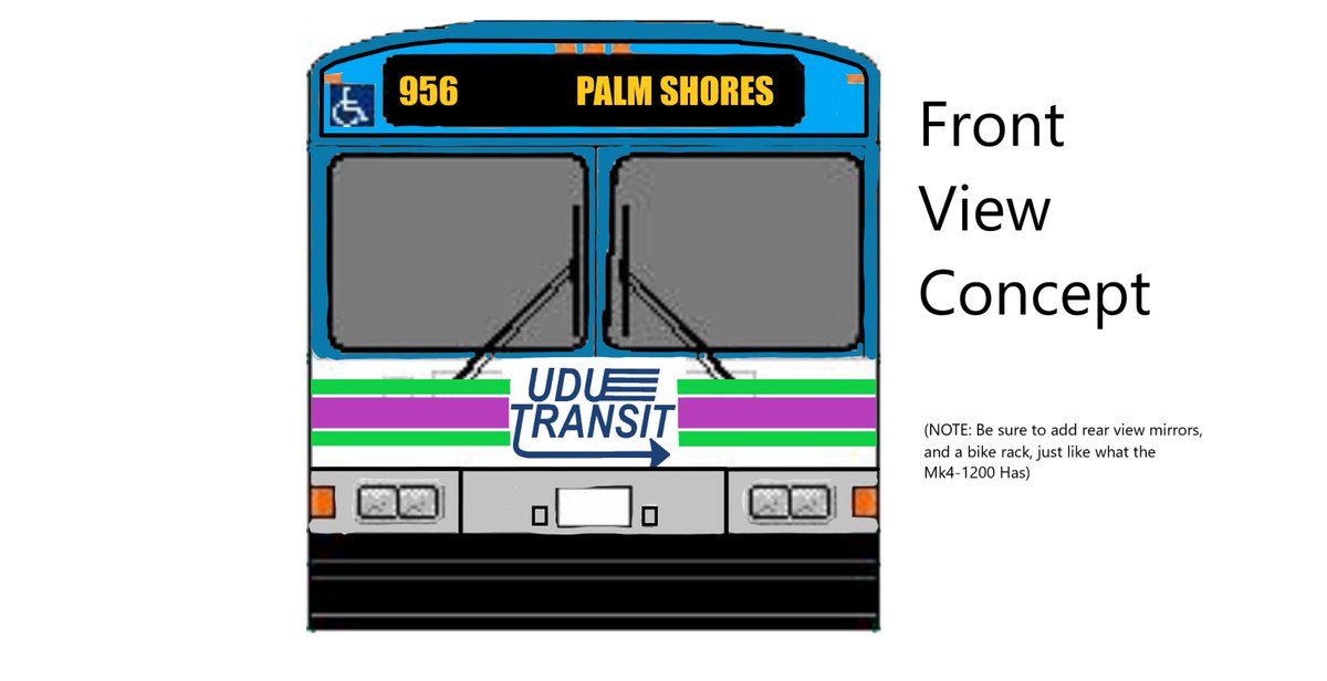 NextgenOrion's tweet image. I have been working on a mini-project to suggest a new suburban bus for #UDUTransit.

Seen here is a 2005 Gillig Phantom 40 ft. Suburb Bus proudly wrapped in it's UDU Transit Colors. This color scheme is based off of #SuffolkTransit's Realistic Design for their Gillig Phantoms.