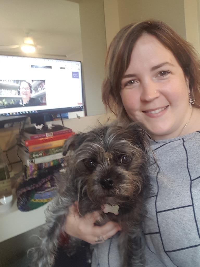 Claire_Science's tweet image. I&apos;m actually exactly where i want to be today. Tuning in to #AMOS2021 from home with my cuddly dog and my knitting. I don&apos;t think it gets much better. @AMOSupdates