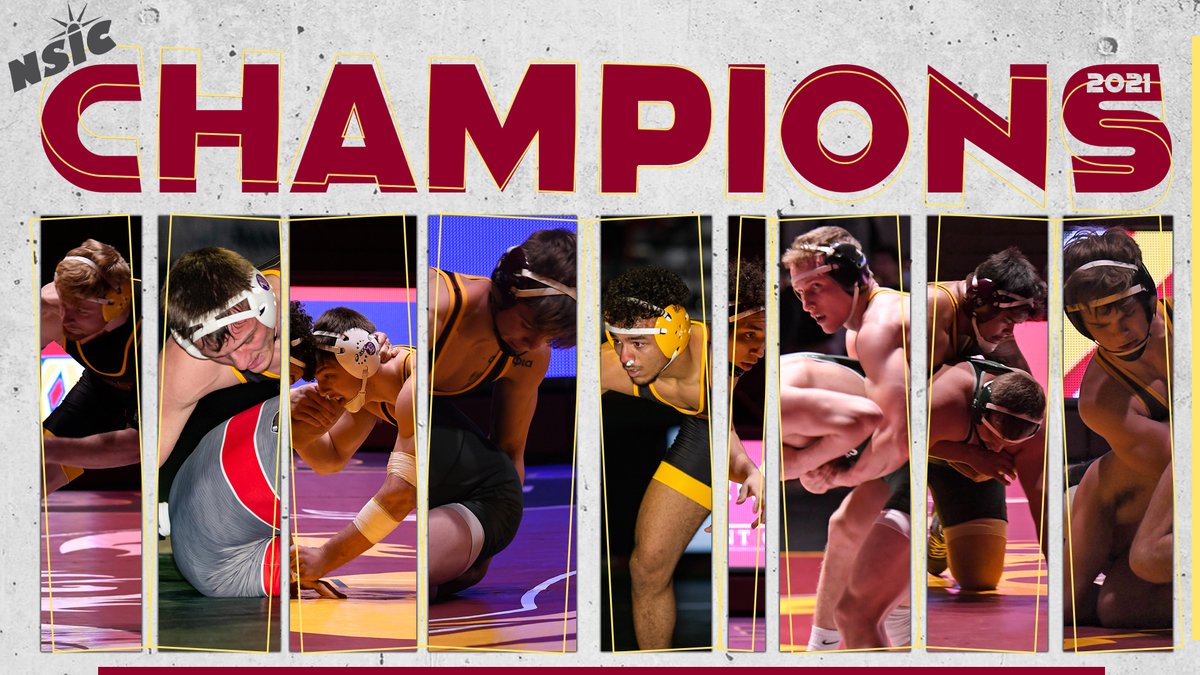 🐺 🏆 C H A M P I O N S 🏆 🐺 

Nothing sweeter than adding to that <a href="/nsuwolves_wr/">NSU Wrestling</a> trophy case‼️ It's the first NSIC Championship for the Wolves since 2002‼️

#GoWolves | #maroonNgold | #NSICWres