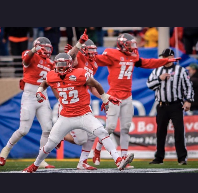 JermariusLewis's tweet photo. Blessed to have EARNED my first D1 offer from New Mexico University! ❤️❤️ #GoLobos @CoachReffett https://t.co/xElwjToJME