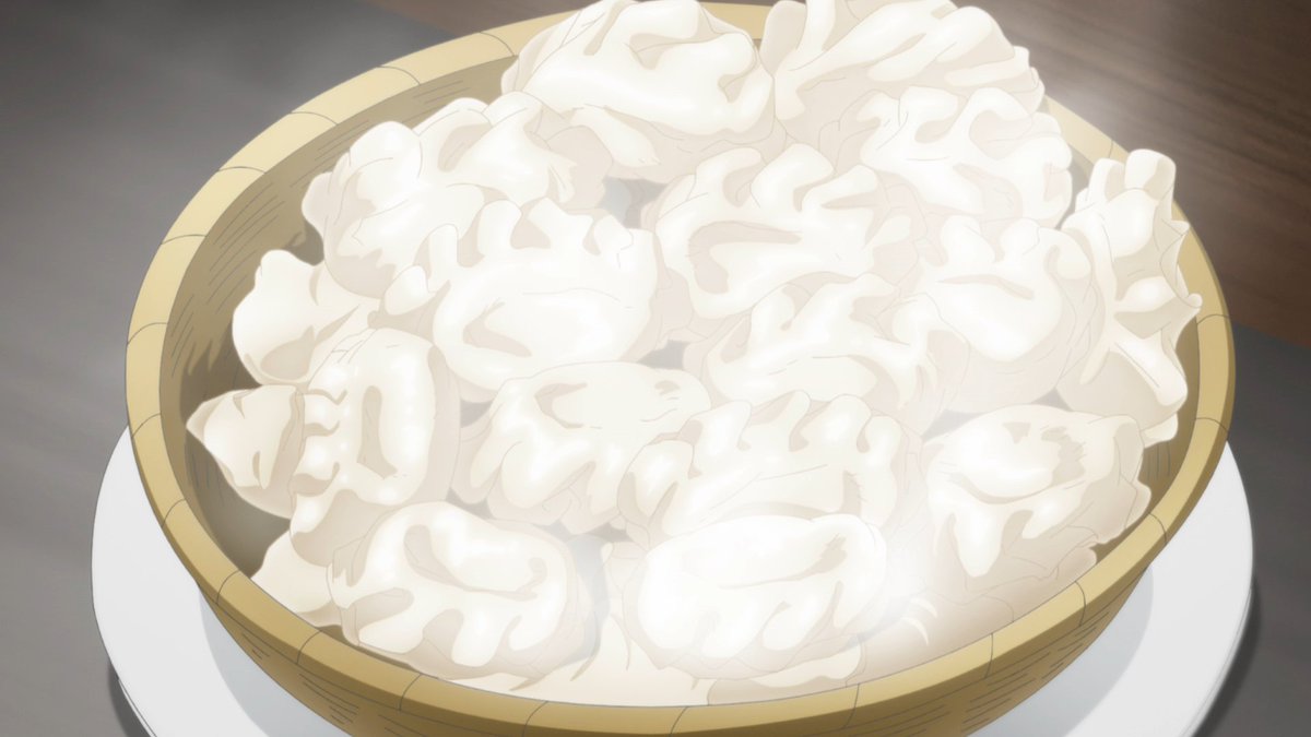 kakuriyo_anime's tweet photo. 今日は #餃子の日 #ギョーザの日 です。
旧暦の1月1日のため、日付は年によって異なるそうです。
ということで、第5話から。　（スタッフ） https://t.co/D850j3g0E8