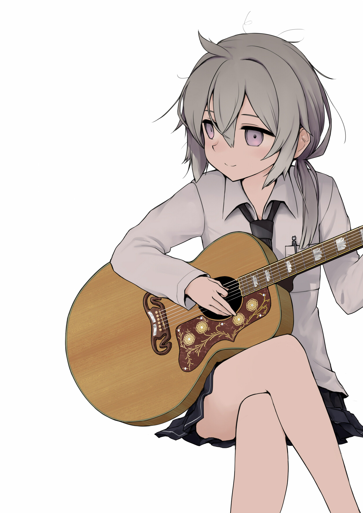 エビゾメ 今日のイラストはドルフロよりm0 ギター弾ける 設定があるのにあまり拾われないので１曲弾いてもらいました 一応習ったことがある程度とのことですがどんな曲を弾くんでしょうね T Co Vsltygap9k Twitter