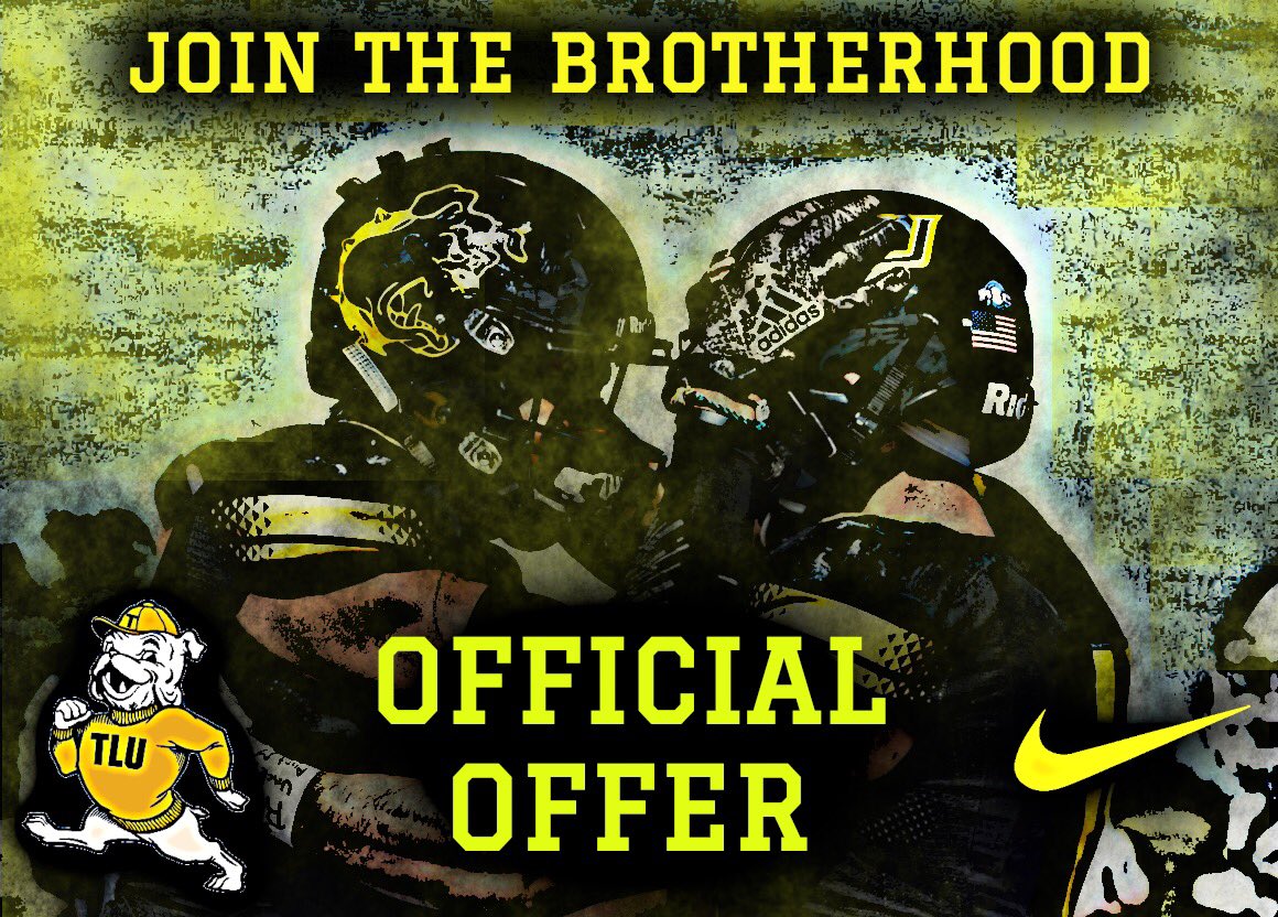 #AGTG Blessed to say I have received a(n) offer from Texas Lutheran university 🟡⚫️
@Coach_Lotz @RecruitaGoon <a href="/Fhall565Hall/">COACH Hall CEO OF Frederick Hallrecruiting INC.</a>
