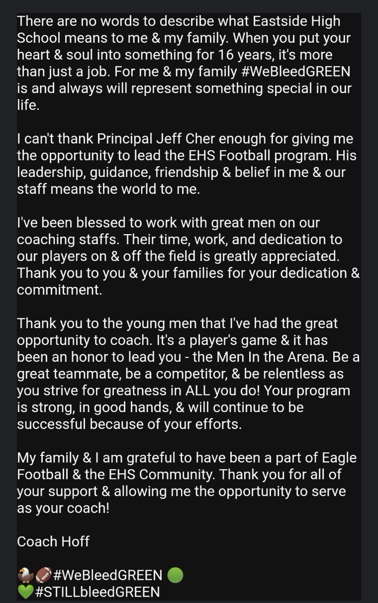 Troy Hoff Difficult To Put Into Words So Many To Thank For So Much Thank You T Co Fakyhpo5me Twitter