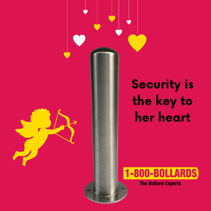 1Bollards's tweet photo. This Valentine's Day, give her what she really wants: security. Our bollards provide safety for all your assets, so keep her safe with 1-800-Bollards.

#1800Bollards #Bollards #Safety #Valentinesday https://t.co/50cI7HZnVb