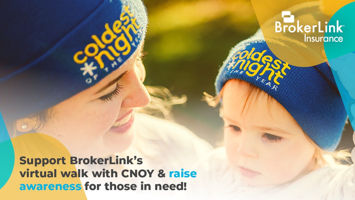 We're proud of our two teams: “Brrrrrokerlink – Yarmouth,' and, “BrrrrrokerLink Bedford’s Red Hot Chili Steppers' for raising awareness & money for those in need by participating in CNOY's virtual walk on Feb. 20! #community Learn more, or donate here cnoy.org