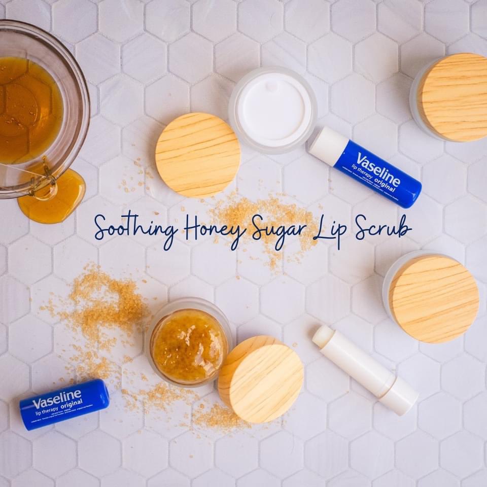 leelafoley's tweet image. I've got the easiest + best DIY lip scrub for you. Use 1-2 times per week for the perfect, smooth lips all winter long. Get your @vaselinebrand Lip Therapy at @meijer actv.at/cs5/ #VaselinePartner #FeelGoodLookGood #VaselineSoothingPower