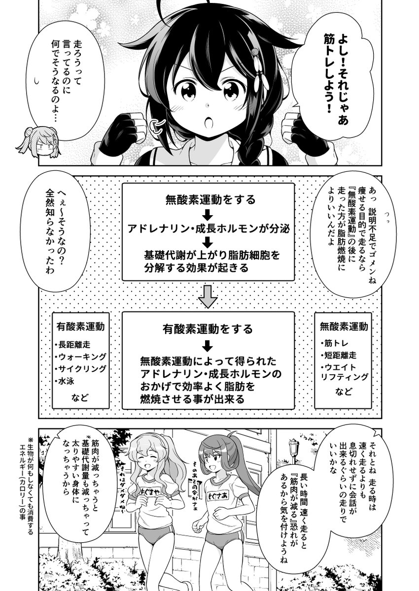 走る前には筋トレした方がお得というお話です

1年ちょっと前ぐらいに筋トレせずに走りまくっていたら…体重は落ちましたけど体脂肪があまり減らなくてすげぇ悩んでました(;'Д`) 