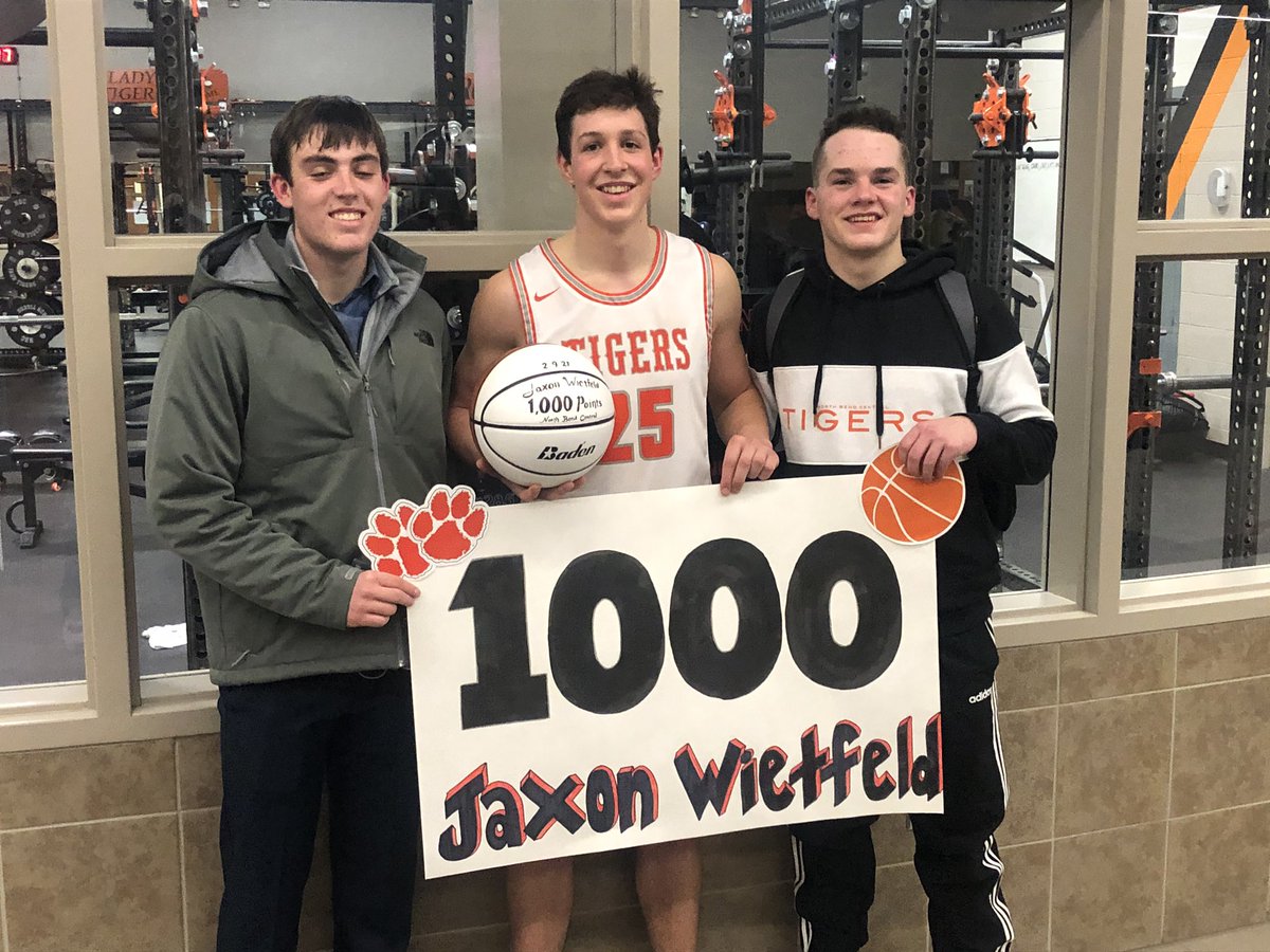 Jaxon Wietfeld becomes the sixth Tiger to go over 1,000 points.