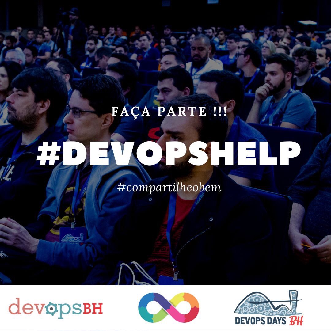 bootcamp_devops's tweet image. #DevOpsHelp
A MAIOR comunidade de #devOps do Brasil, o #DevOpsBH junto com @devopsdaysbh @bootcamp_devops e parceiros, nos unimos!
Estamos transformando muitos destinos!
Campanha focada em: #devOps, #cloud e #devs
Link para cadastro: lnkd.in/e2mZpRd
#Compartilhe