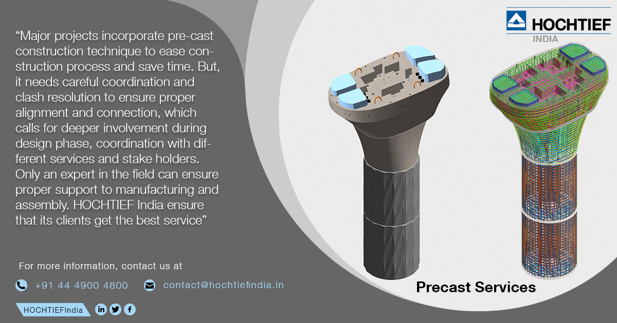 HochtiefIndia's tweet image. “Major projects incorporate pre-cast construction technique to ease construction process and save time. #PrecastConcrete #bridgemodeling #bim, #buildinginformationmodeling #3DReinforcement #bridgeengineering #revit #allplan