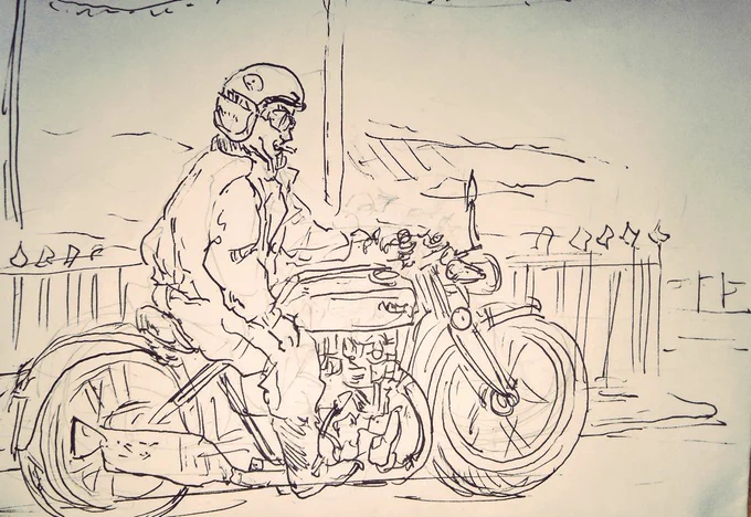 休憩落書き
The old guns 