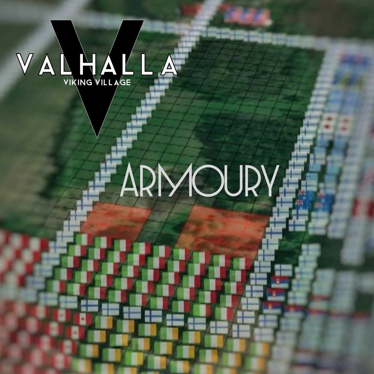 ARMOURY / BLACKSMITHS // We still have a lot of tiles available in our armoury, blacksmith and training areas on Valhalla. Do you want to be involved in the forging and crafting of Viking weapons and armour for our city? Come join us // #invest #investing #investorlife #ETH #XVG
